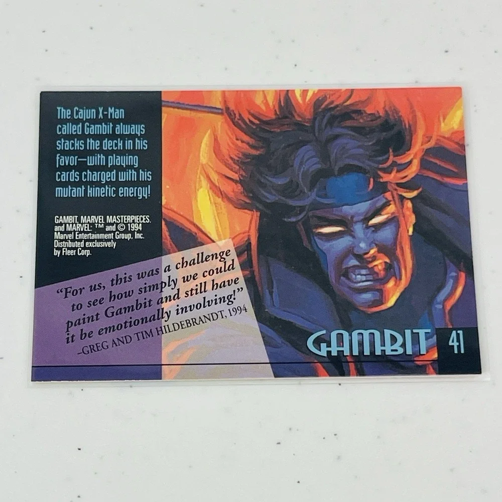 1994 Marvel Masterpiece Gambit #41 Hildebrandt